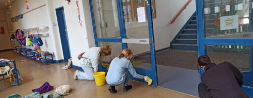 Erster Putz- und Flicktag an der Schule Ratsmühlendamm